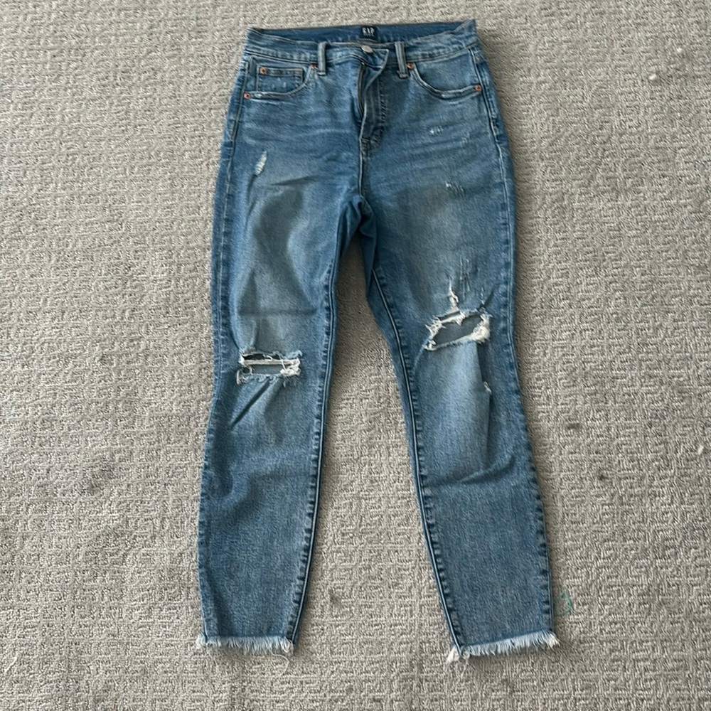 GAP ripped jeans